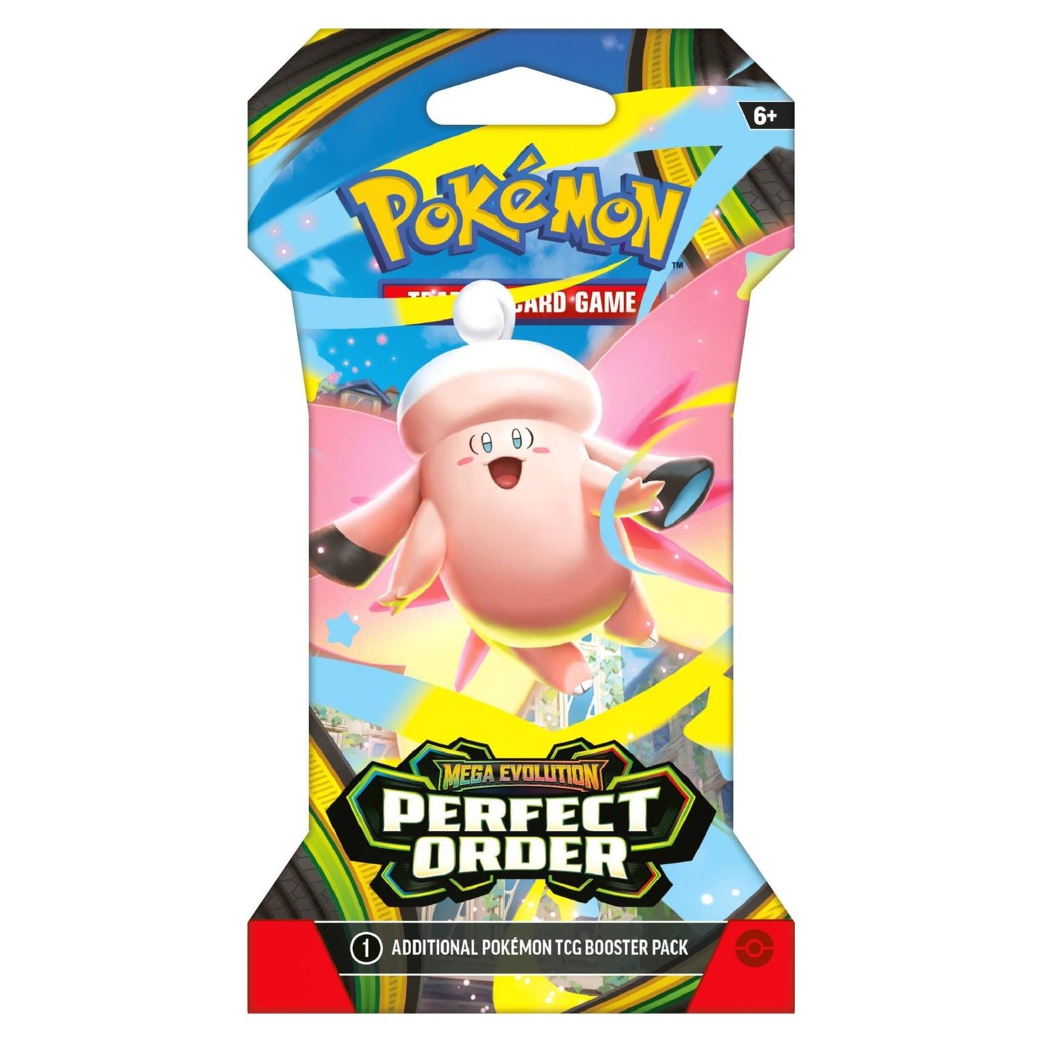 Pokémon TCG Mega Evolution — Perfect Order sleeved booster packaging (one sleeved booster, random style)