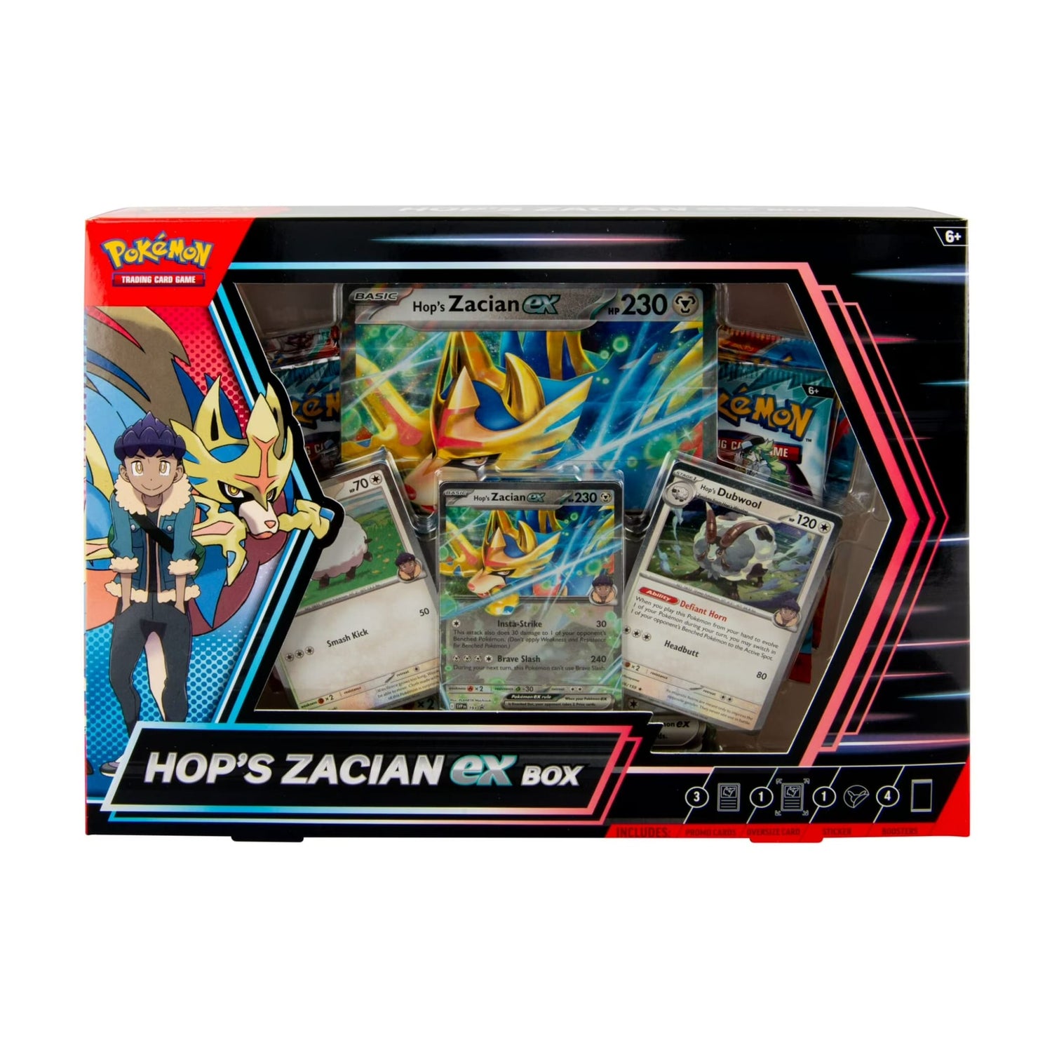 Sealed Hop's Zacian ex Box Pokémon TCG by Sealed & Sleeved